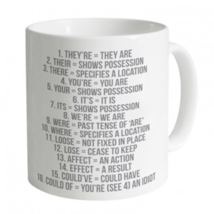 grammar mug