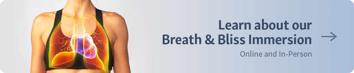 Learn about our Breath and Bliss Immersion (for downregulation) button